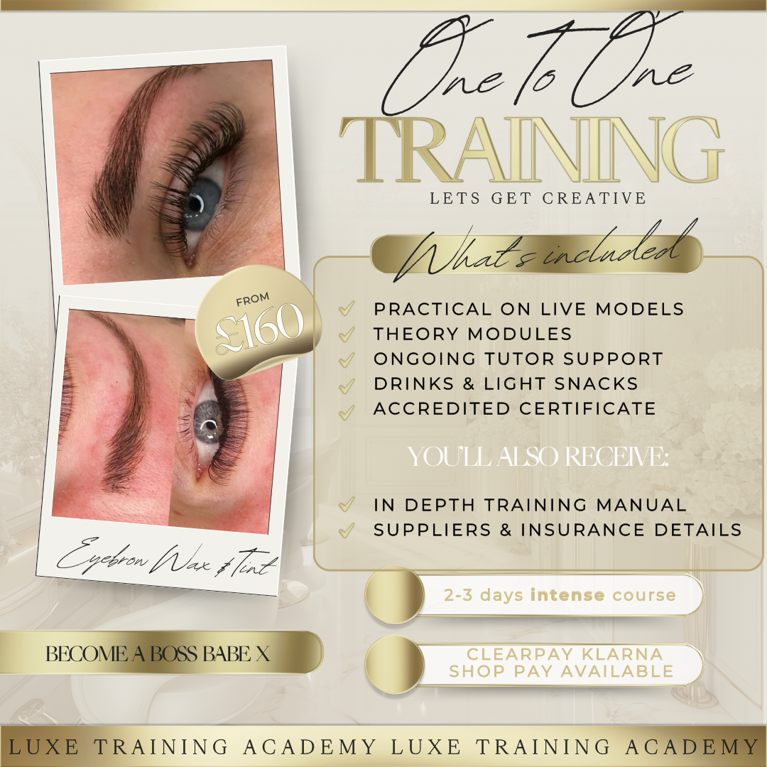 Brow Wax and Tint Face to Face Course