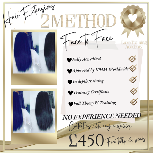 Hair Extensions 2 Method Face to Face Course