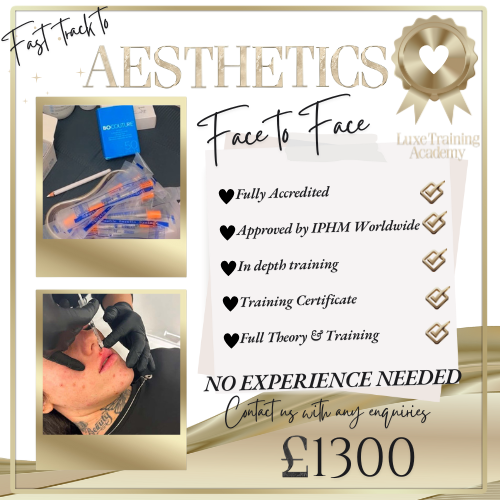Fast Track to Aesthetics Face to Face Course
