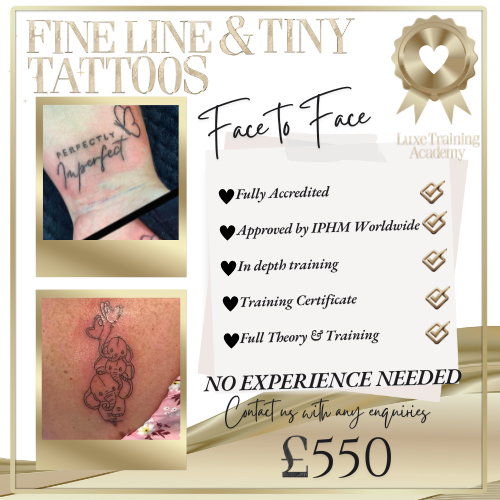Fine Line and Tiny Tattoos Face to Face Course