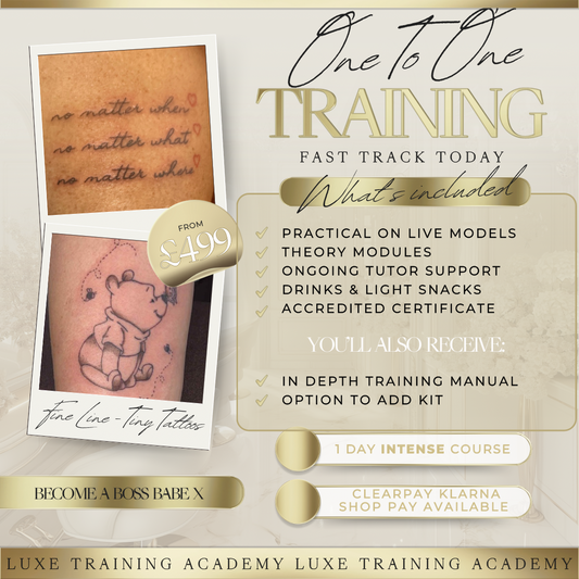 Fine Line/Tiny Tattoos Face to Face Course
