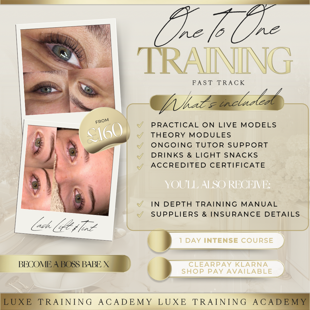 Lash Lift and Tint Face to Face Course