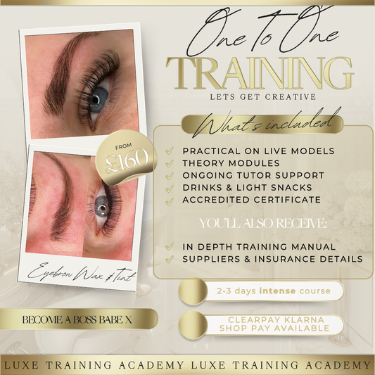 Brow Wax and Tint Face to Face Course