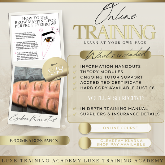 Brow Wax and Tint Online Course
