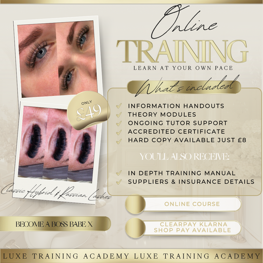 Classic, Hybrid, Russian Lash Online Course