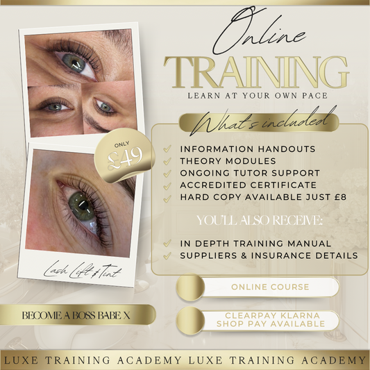 Lash Lift and Tint Online Course